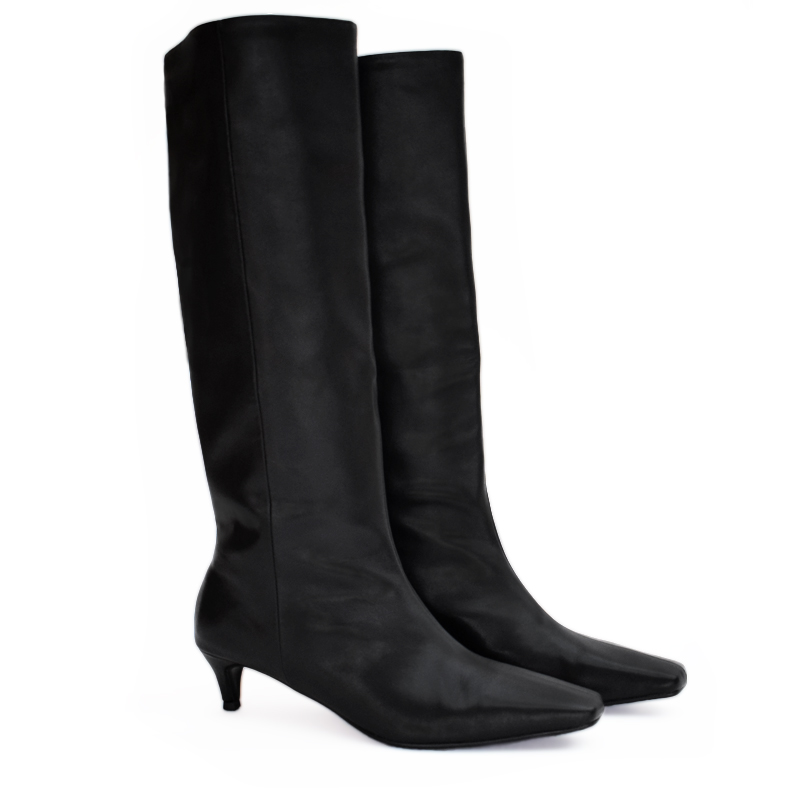 Paris knee high boots in black