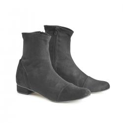 Luna black ankle boots